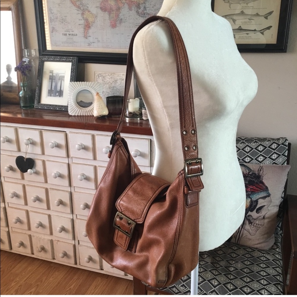 Banana Republic leather boho bag